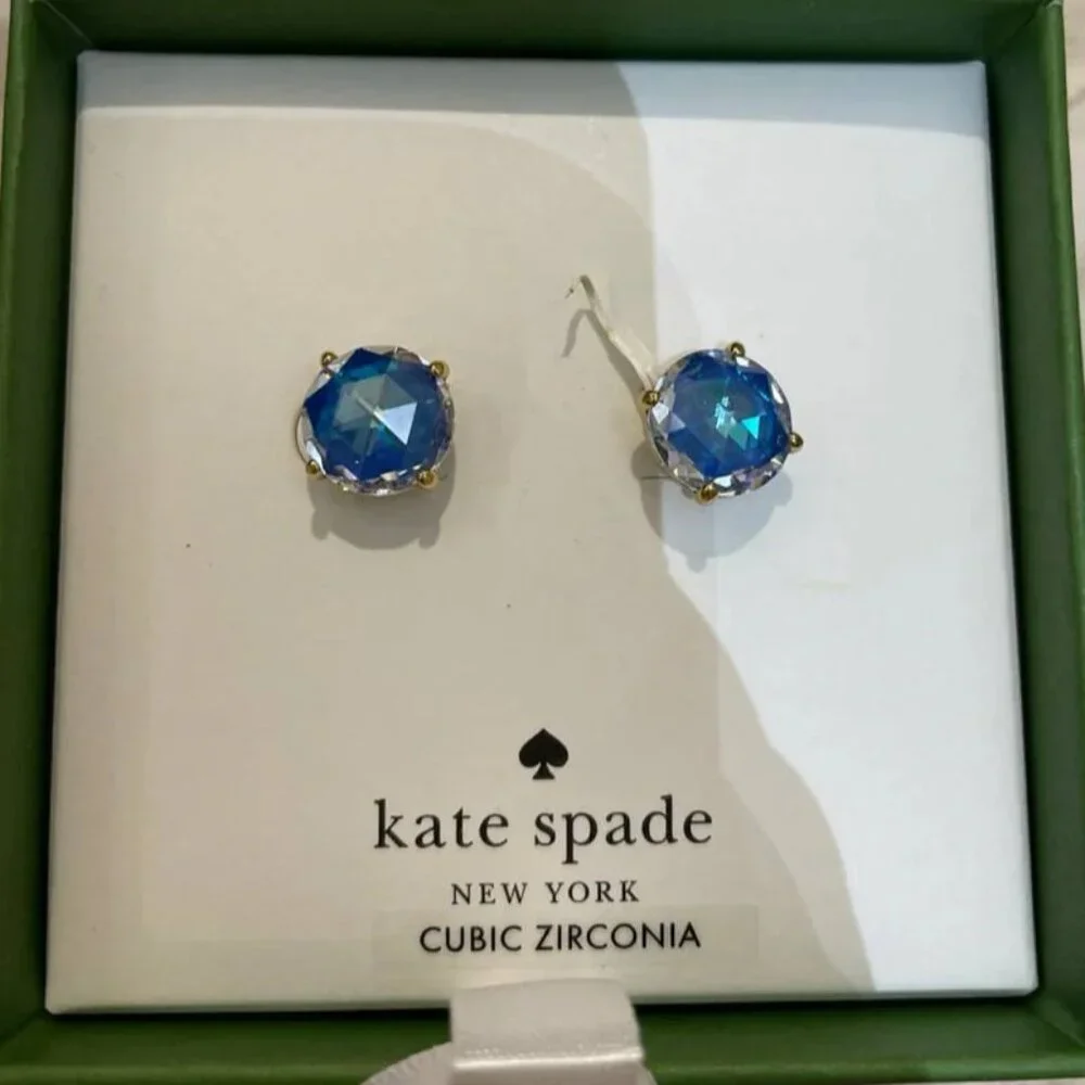 kate spade Boxed Sapphire Bright Ideas Studs/NWT